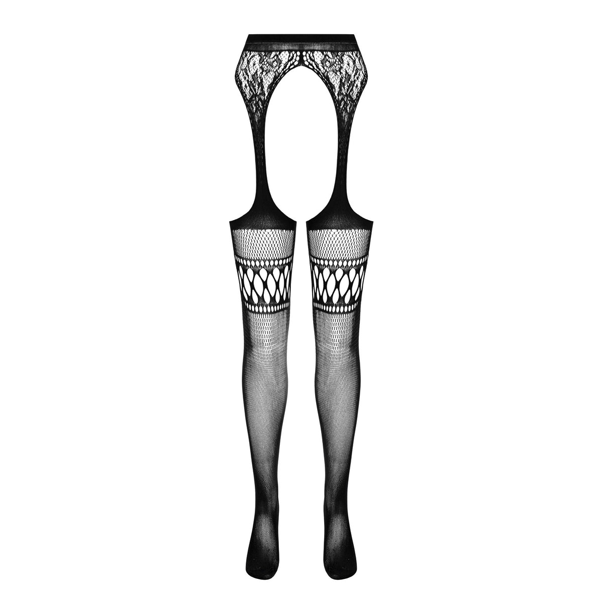 COLLANTS COM EFEITO DE LIGAS S026 PRETAS EROTIC LINE PASSION - Lust Sexshop