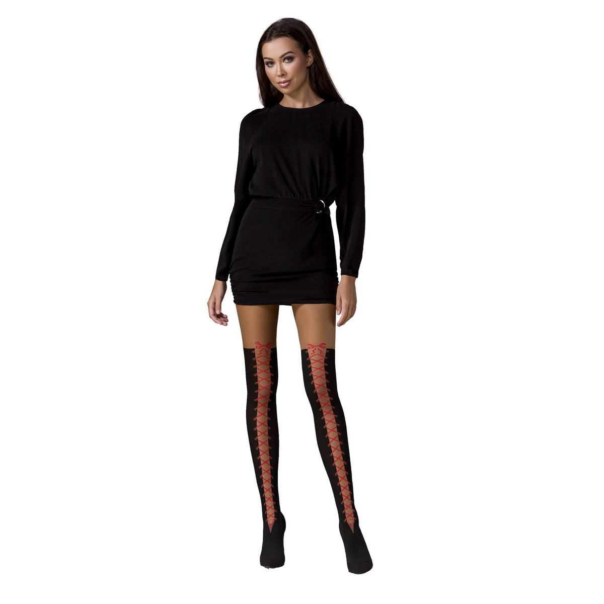 COLLANTS TI114 VERMELHAS (60/20 DEN) PASSION - Lust Sexshop