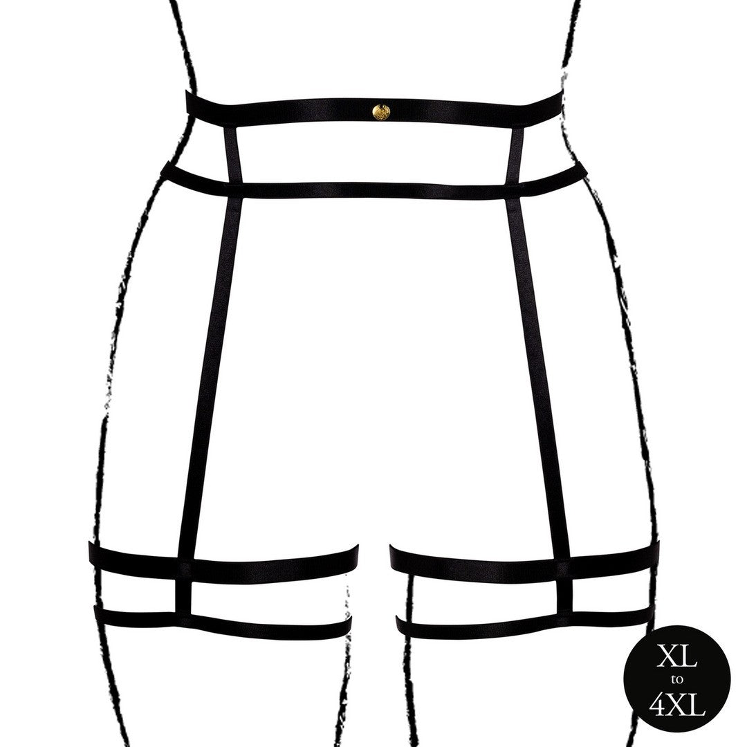 CINTO DE LIGAS DOUBLE STRAP PRETO TAMANHO QUEEN LE DÉSIR