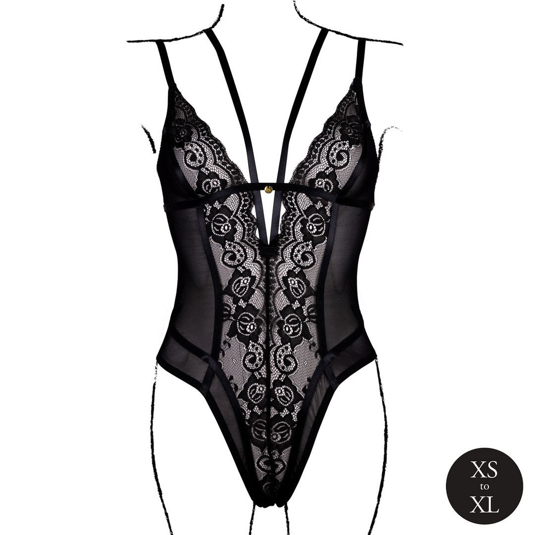 BODY WIRELESS LACE PRETO LE DÉSIR