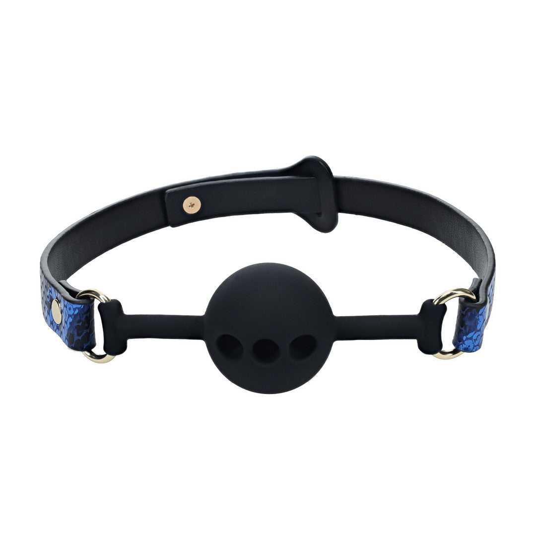 OUCH! FLORENCE COLLECTION SILICONE BALL GAG BLUE
