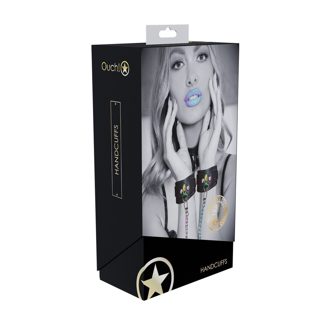 OUCH! VENICE COLLECTION HANDCUFFS BLACK