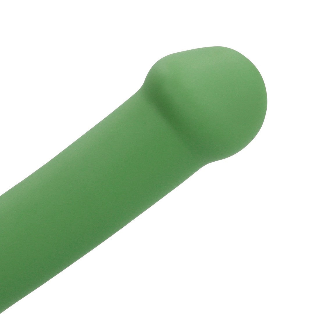 LOVELINE NON-PHALLIC VIBRATING DILDO SMALL FOREST GREEN