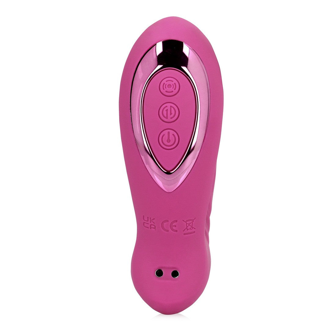 LOVELINE THRUSTING AND TAPPING VIBRATOR PINK