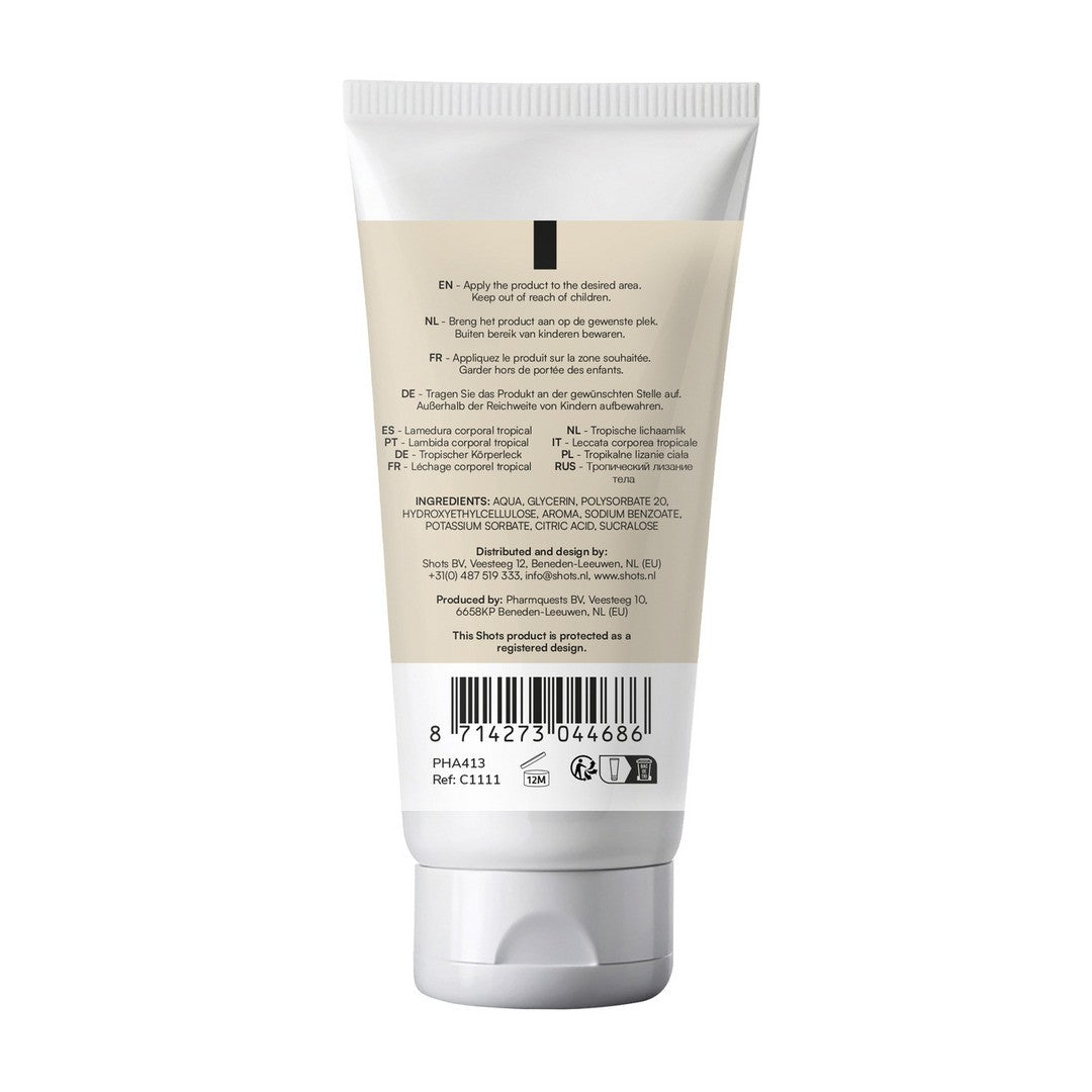 LUBRIFICANTE COM AROMA TROPICAL BODY LICK 1.7 FL OZ 50 ML