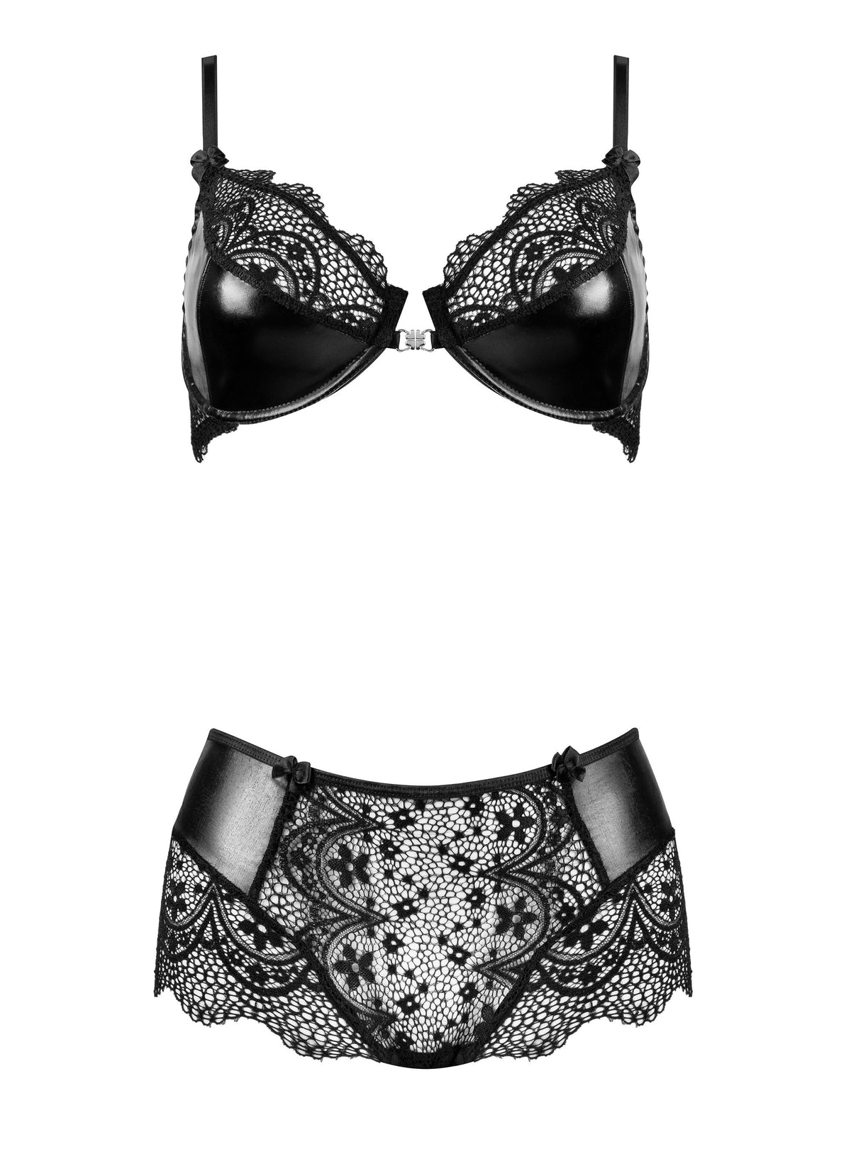 BEAUTY NIGHT FASHION CHARM 2 PIECE SET BLACK