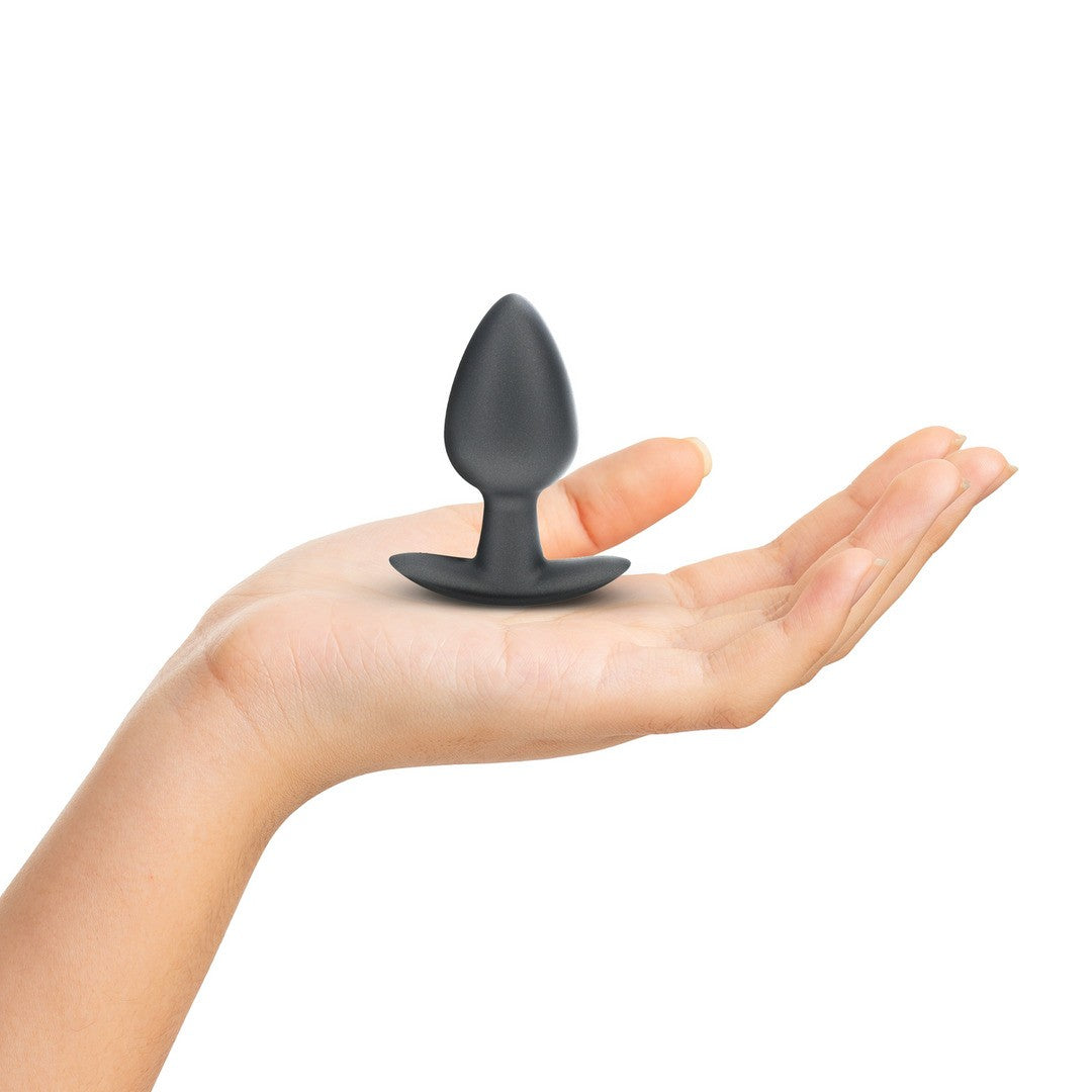 PLUG ANAL SMOOTH SILICONE MEDIUM 3,1 /7,9 CM GUN METAL OUCH!