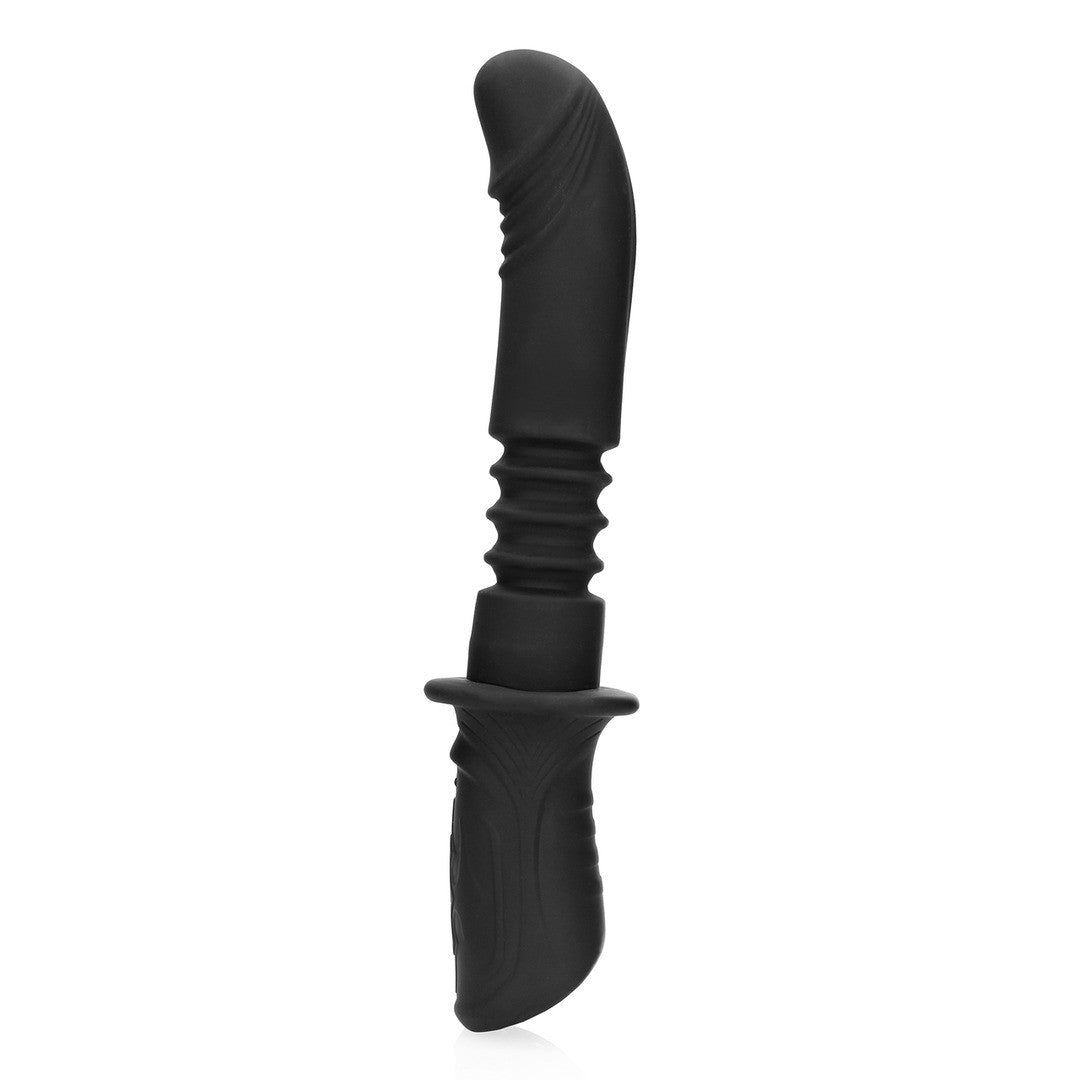 OUCH! HAND HELD VIBRATING AND THRUSTING SEX MACHINE 