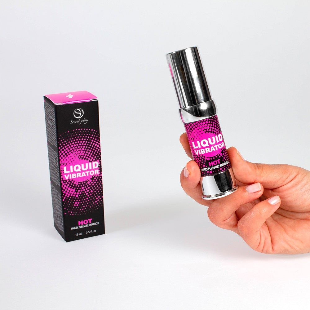GEL LIQUID VIBRATOR HOT 15ML - Lust Sexshop