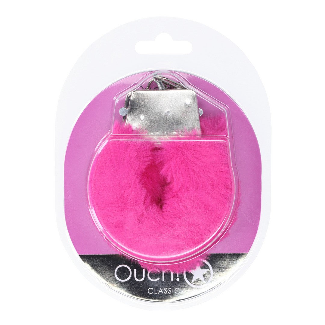 ALGEMAS COM PELUCHE CLASSIC FLUFFY ROSA OUCH!