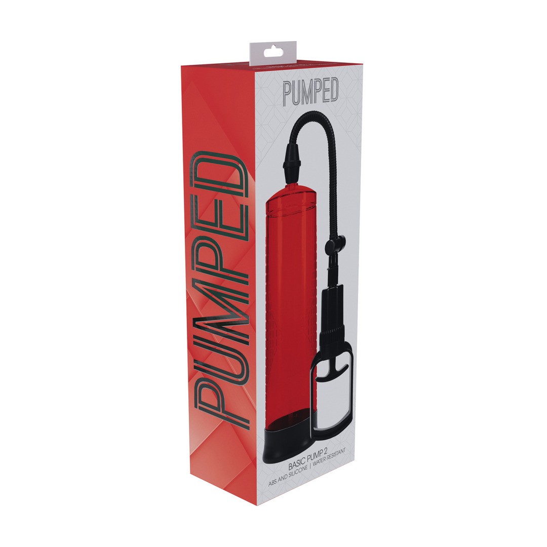 BOMBA PARA O PÉNIS BASIC PUMP 2 VERMELHO PUMPED