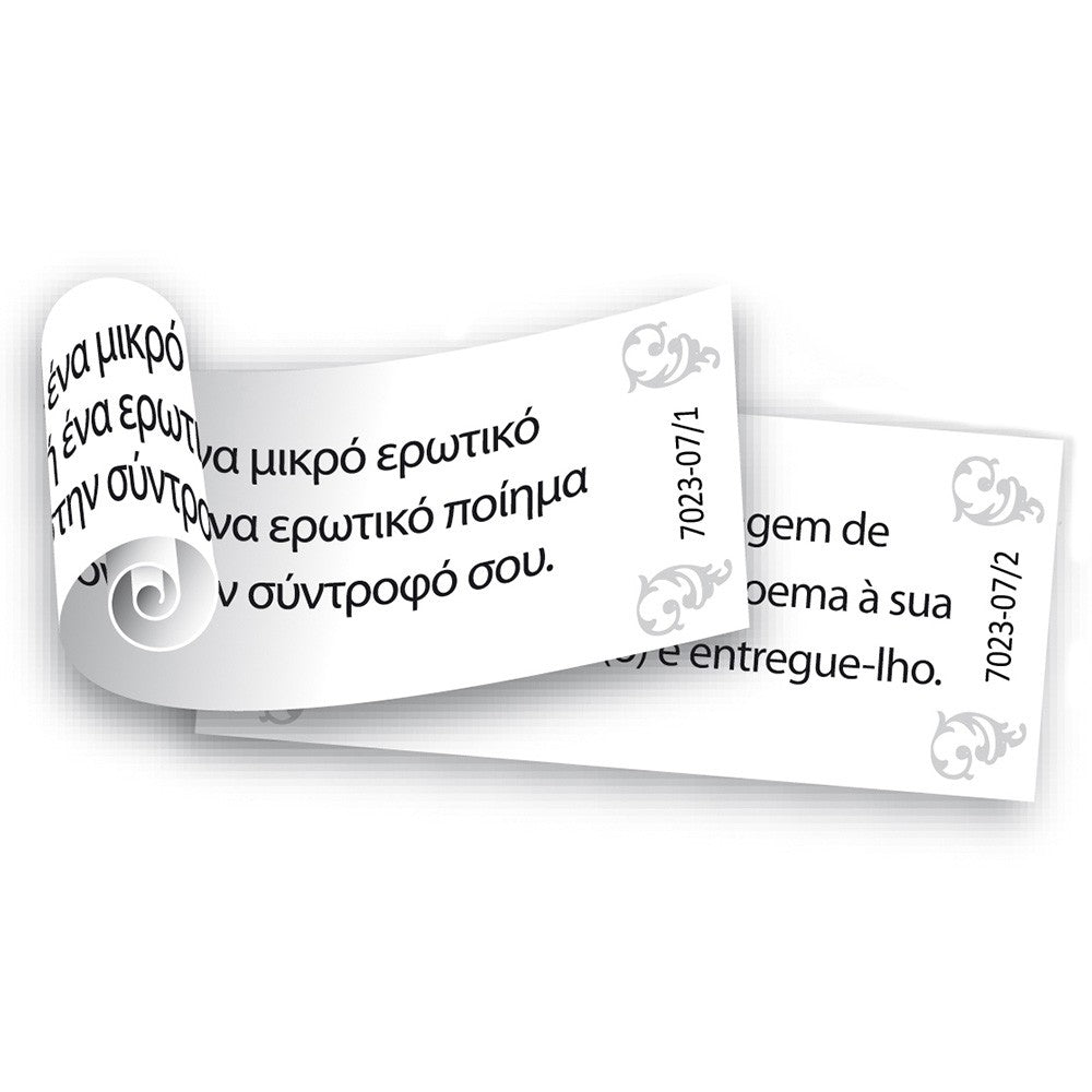 JOGO CORAÇÃO ROMÂNTICO EM PORTUGUÊS E GREGO - Lust Sexshop