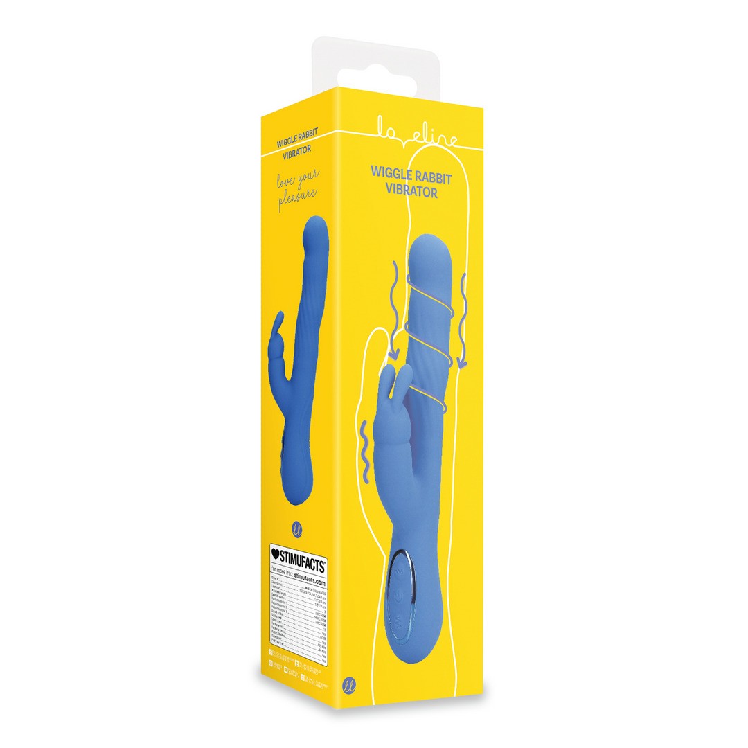 VIBRADOR WIGGLE RABBIT JETSET BLUE LOVELINE