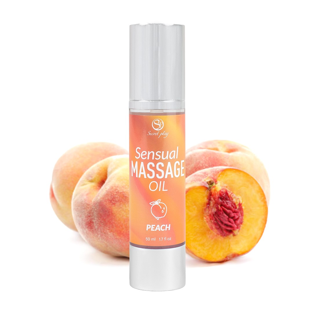 ÓLEO DE MASSAGEM AROMA PÊSSEGO 50 ML SECRET PLAY