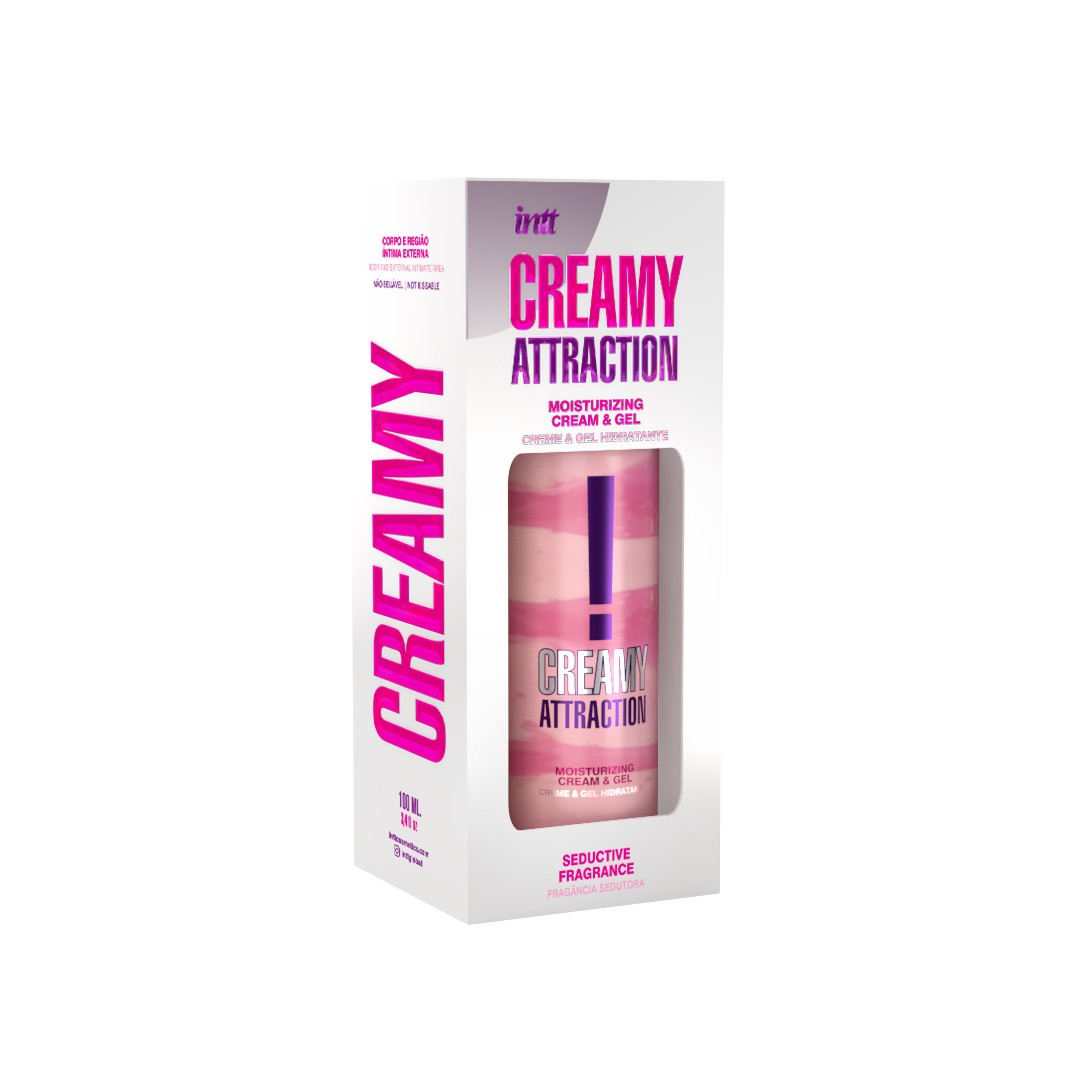 LOÇÃO CREMOSA CREAMY ATTRACTION AROMA AFRODISÍACO INTT 100ML