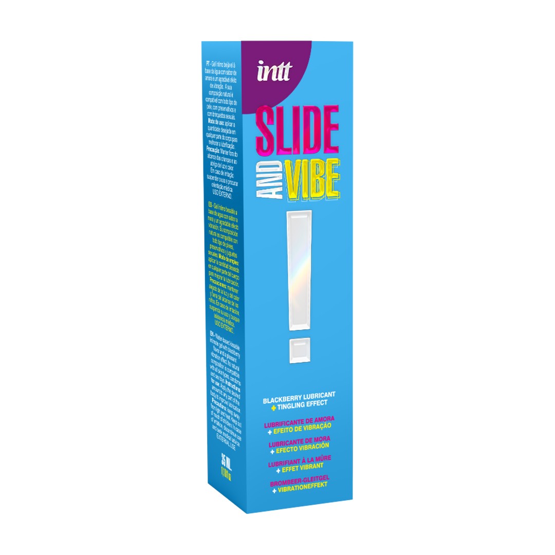INTT SLIDE AND VIBE  WATER BASED LUBRICANT WITH VIBRATION 35ML