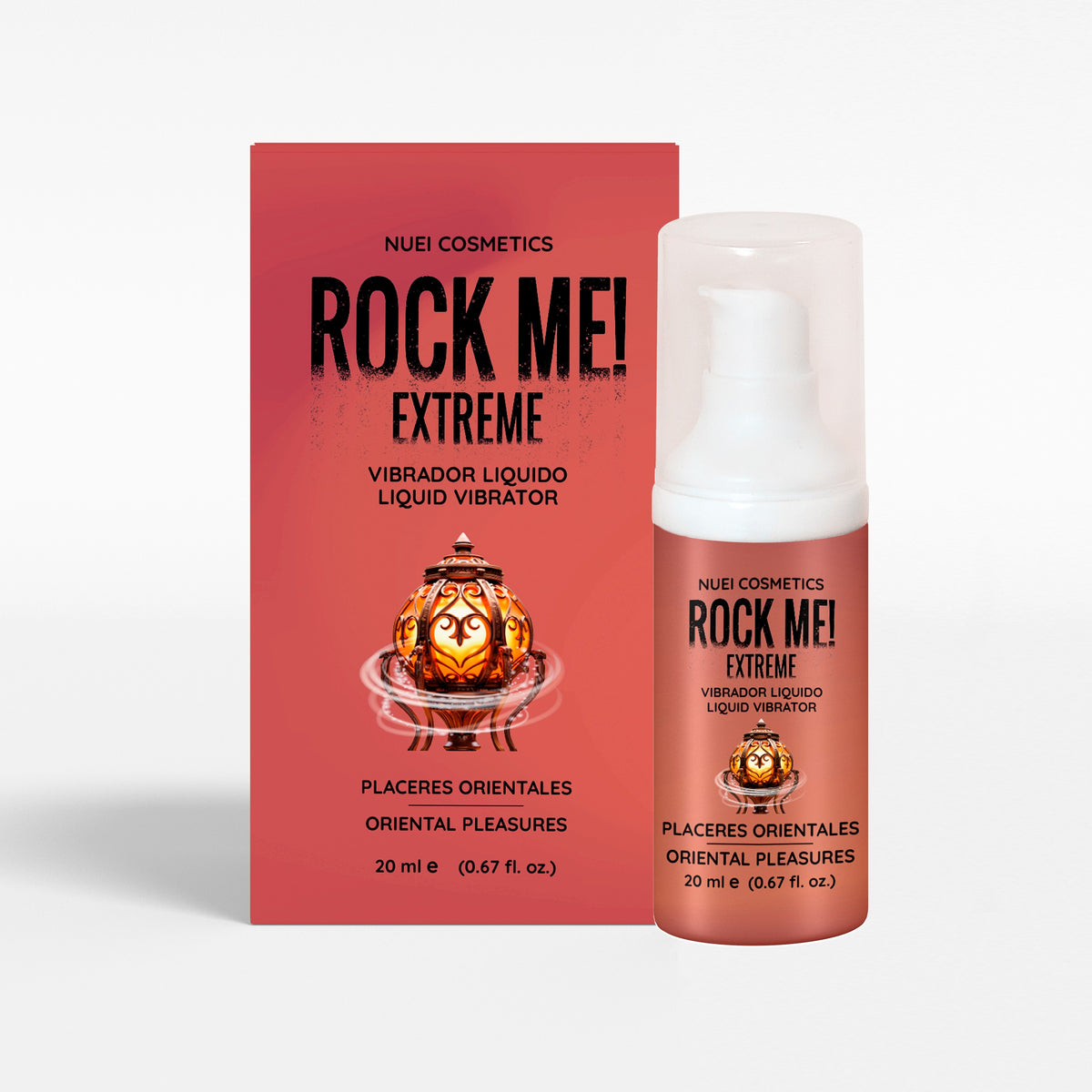 ROCK ME! VIBRADOR LÍQUIDO PRAZERES ORIENTAIS 20ML NUEI