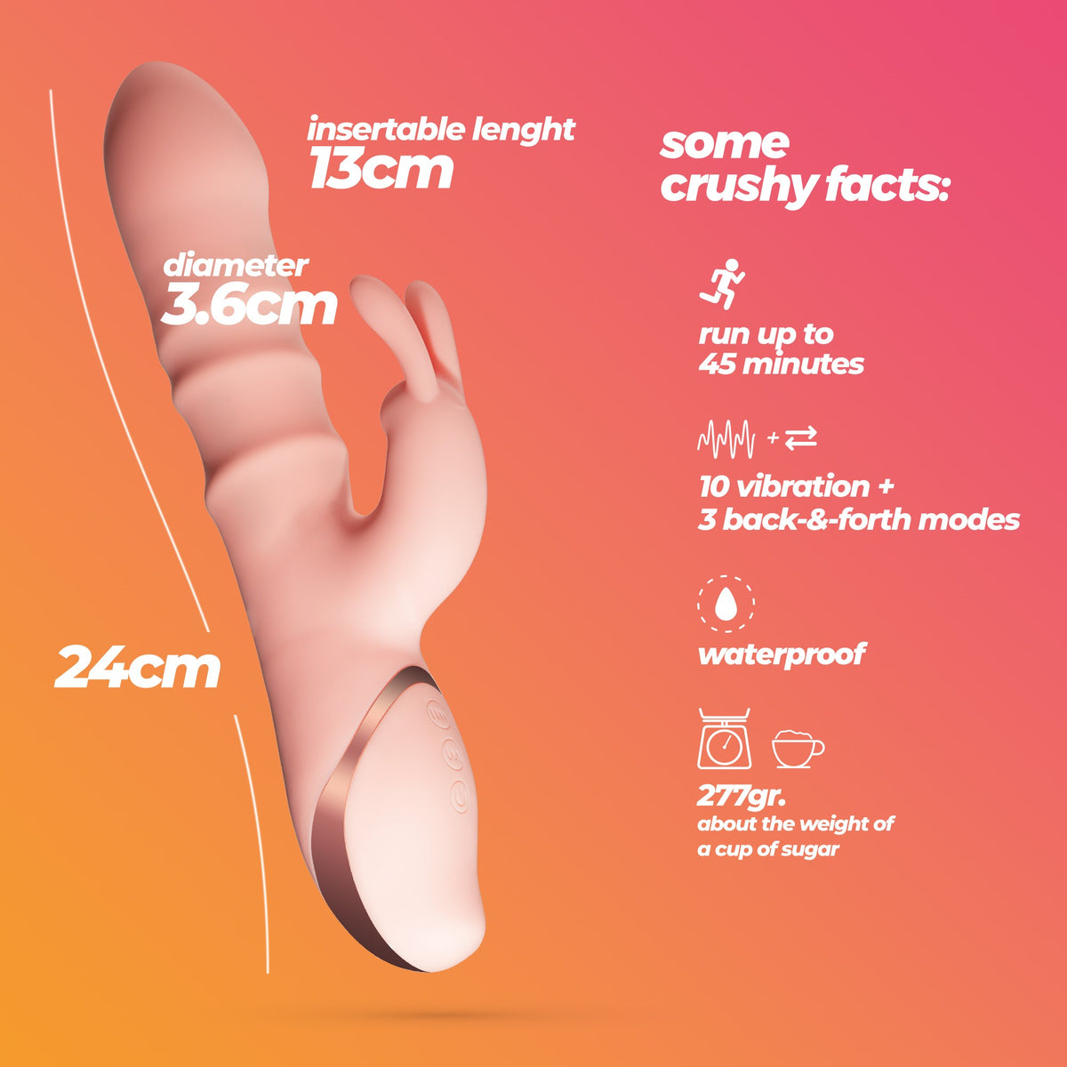 VIBRADOR RINGLORD RABBIT CRUSHIOUS