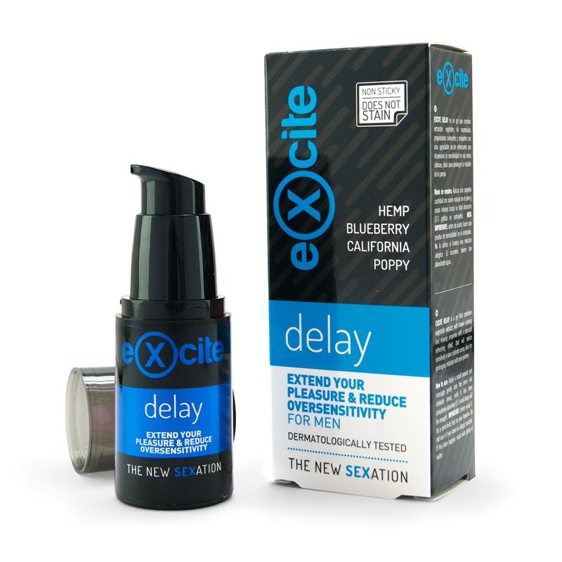 GEL RETARDANTE EXCITE MAN DELAY 15ML - Lust Sexshop