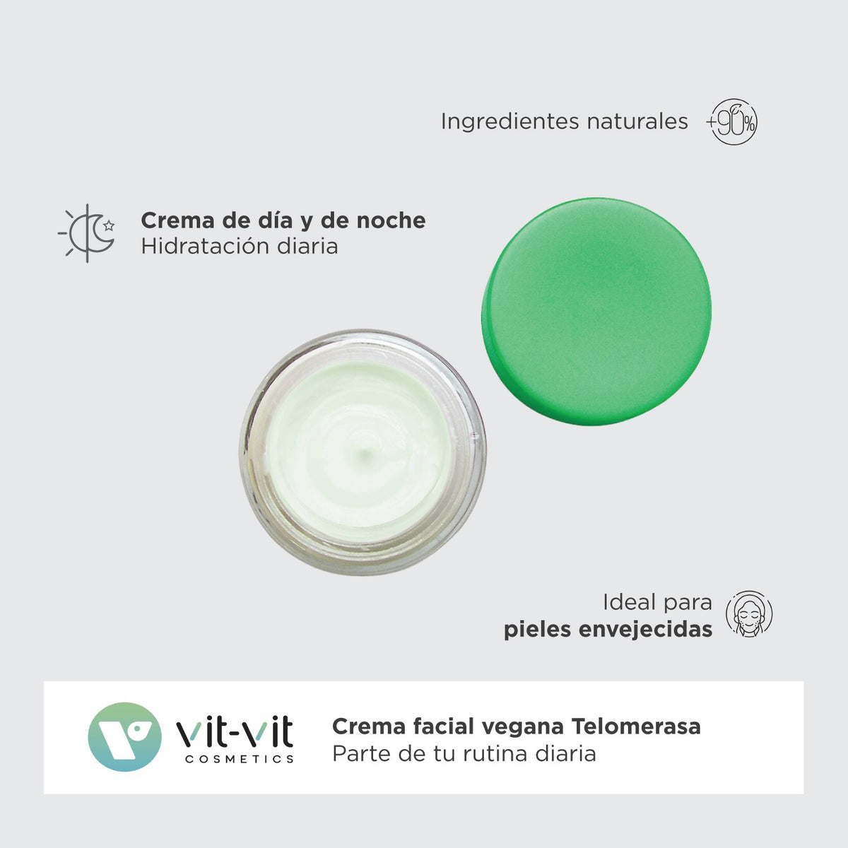 VIT VIT COSMETICS TELOMERASE BOOSTER REJUVENATING DAY CREAM 50ML