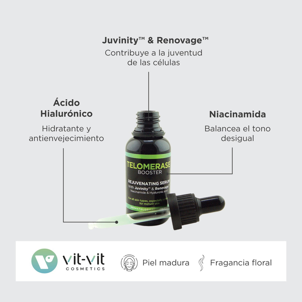 SERÚM TELOMERASE BOOSTER VIT VIT COSMETICS 30ML