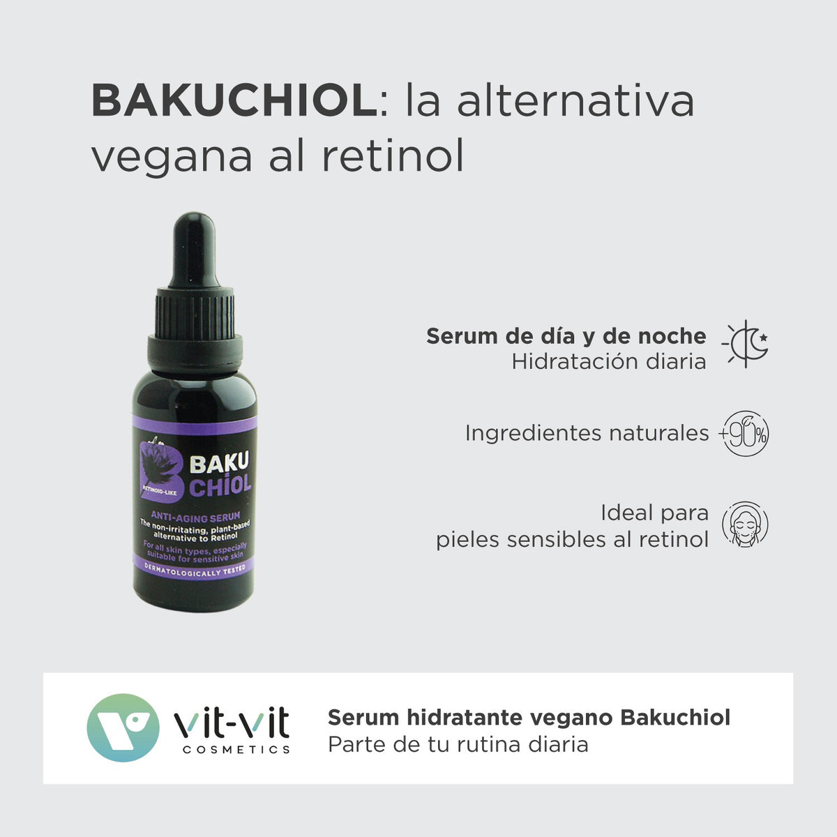 VIT VIT COSMETICS BAKUCHIOL ANTIAGE SERUM 30ML