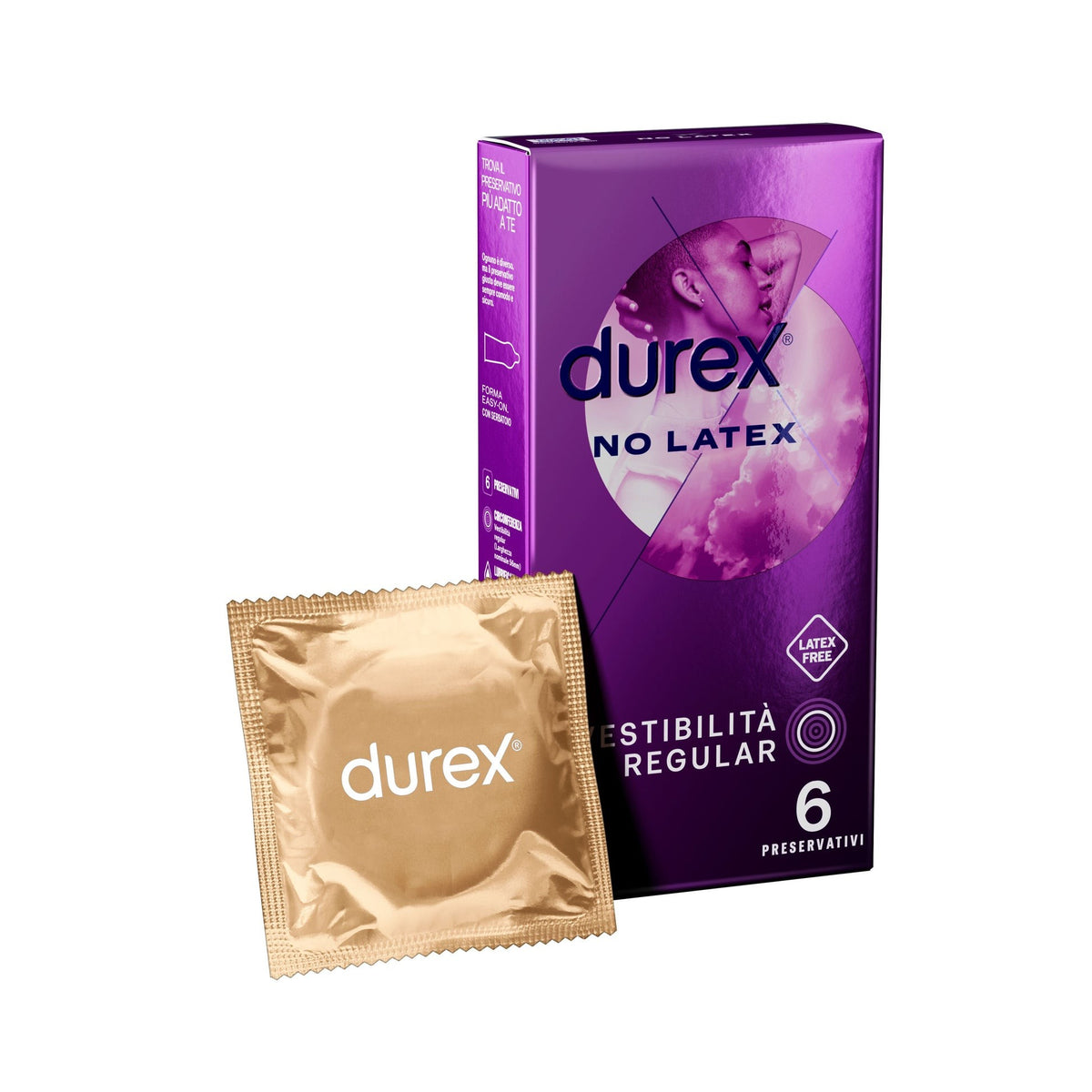 PRESERVATIVOS DUREX NO LATEX 6 UNIDADES - Lust Sexshop