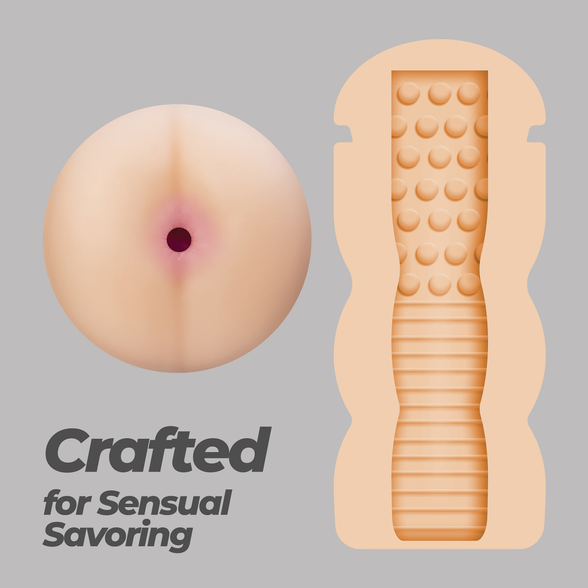 FAPPUCINO MASTURBADOR ANAL PORTÁTIL HOT BUNS CRUSHIOUS