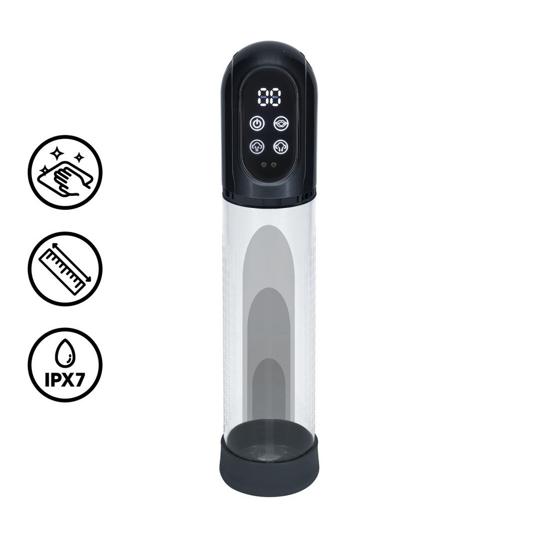 BOMBA PARA O PÉNIS AUTOMÁTICA E MASTURBADOR ENGAGE GUN METAL PUMPED