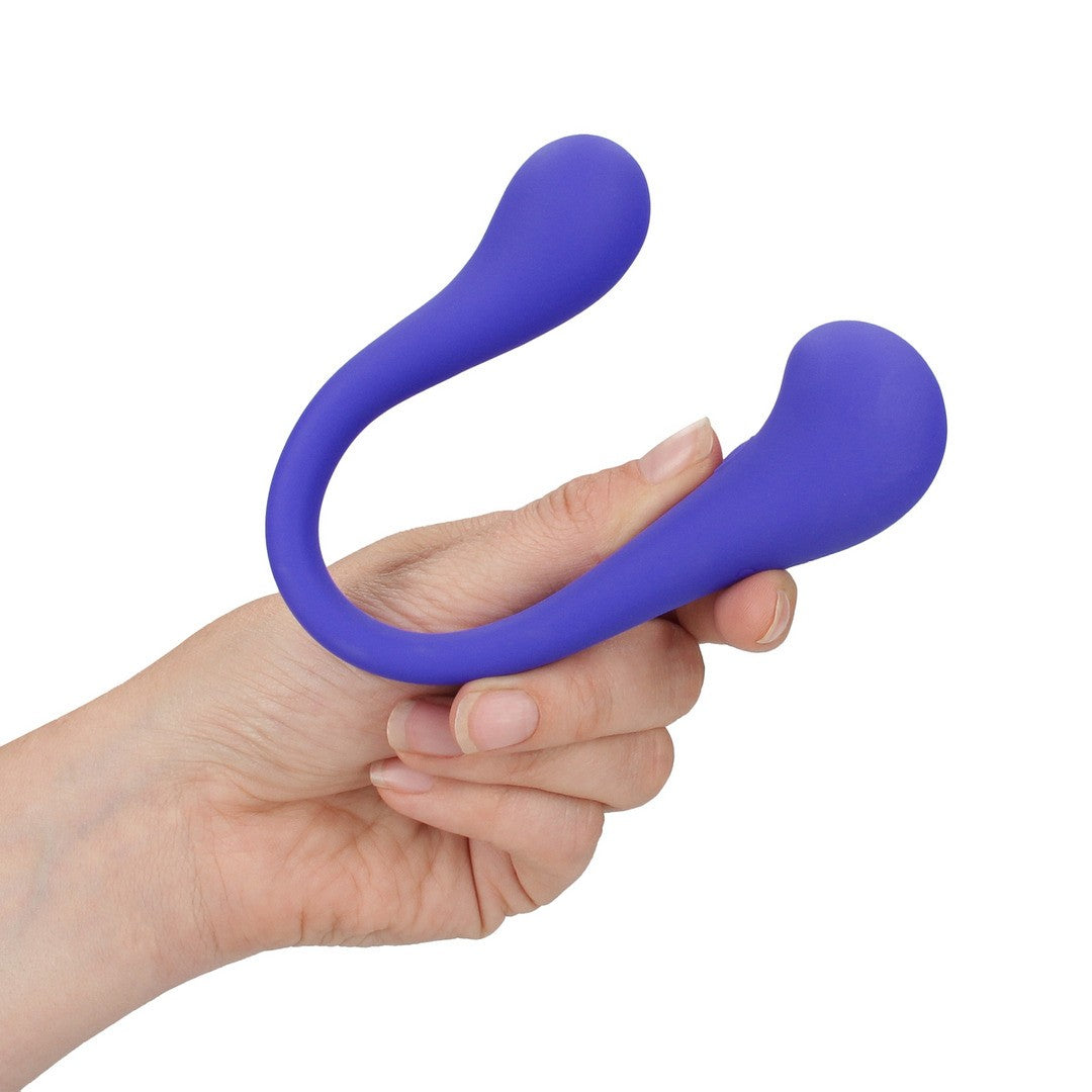 VIBRADOR FLEXÍVEL COM COMANDO DUAL-ENDED BENDABLE ROXO LOVELINE