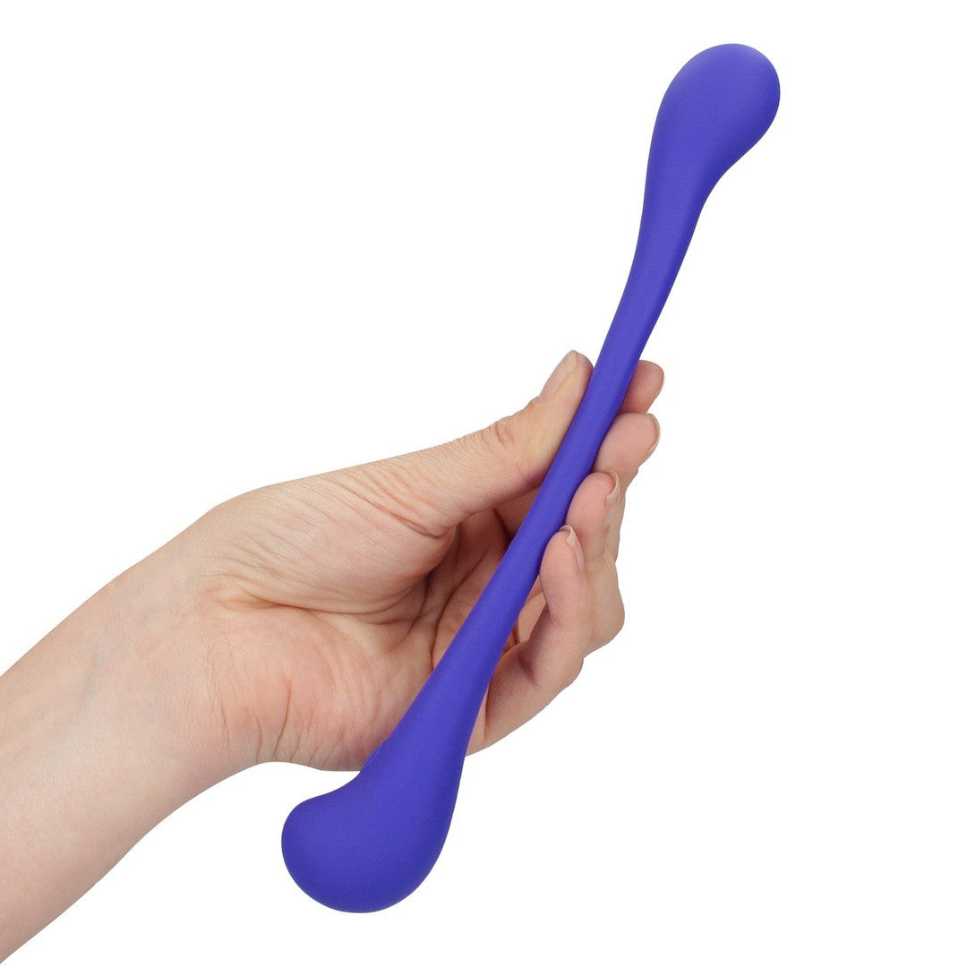 VIBRADOR FLEXÍVEL COM COMANDO DUAL-ENDED BENDABLE ROXO LOVELINE