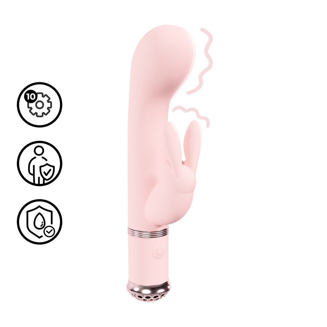 VIBRADOR BELLE RABBIT VIBE ROSA LOVELINE