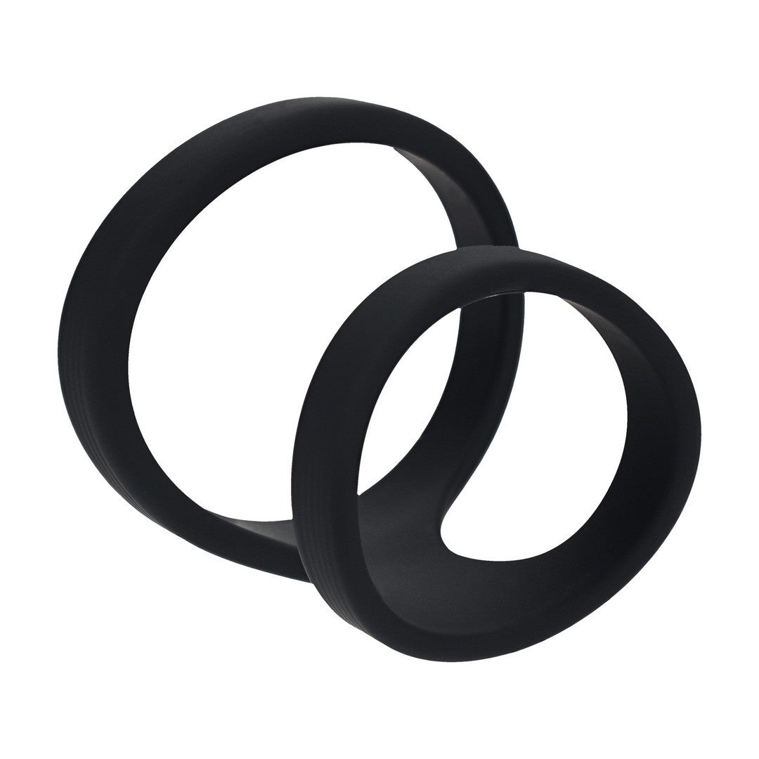 ANEL PARA O PÉNIS 2 LOOP PRETO LEVELZ - Lust Sexshop