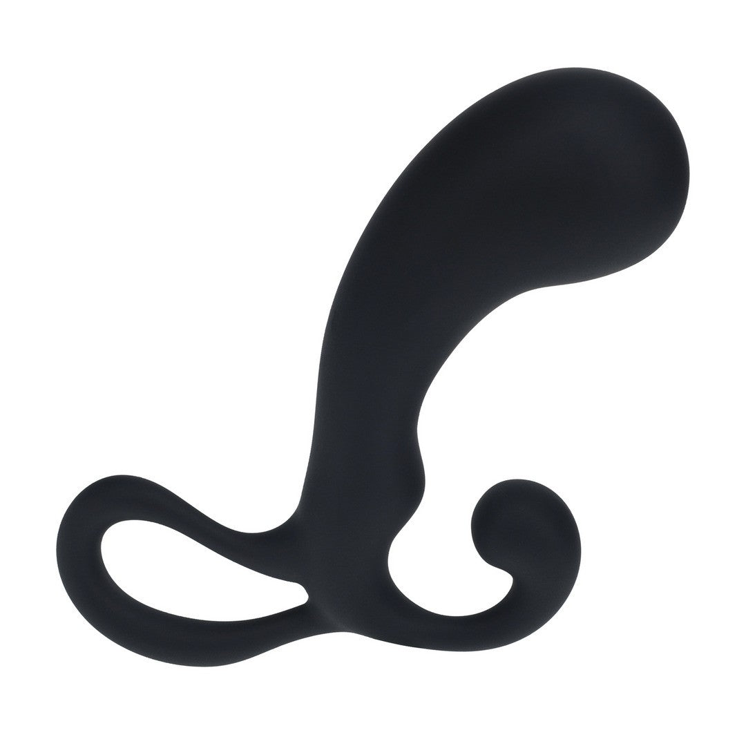 ESTIMULADOR DE PRÓSTATA  EM SILICONE COM BOLBO E ALÇA S PRETO LEVELZ