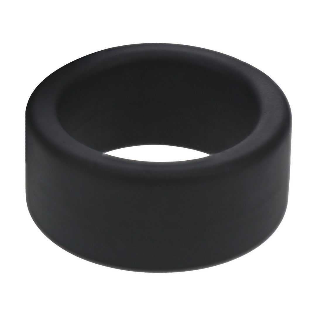 EXTENSOR DE TESTÍCULOS EM SILICONE LÍQUIDO S 34MM PRETO LEVELZ - Lust Sexshop