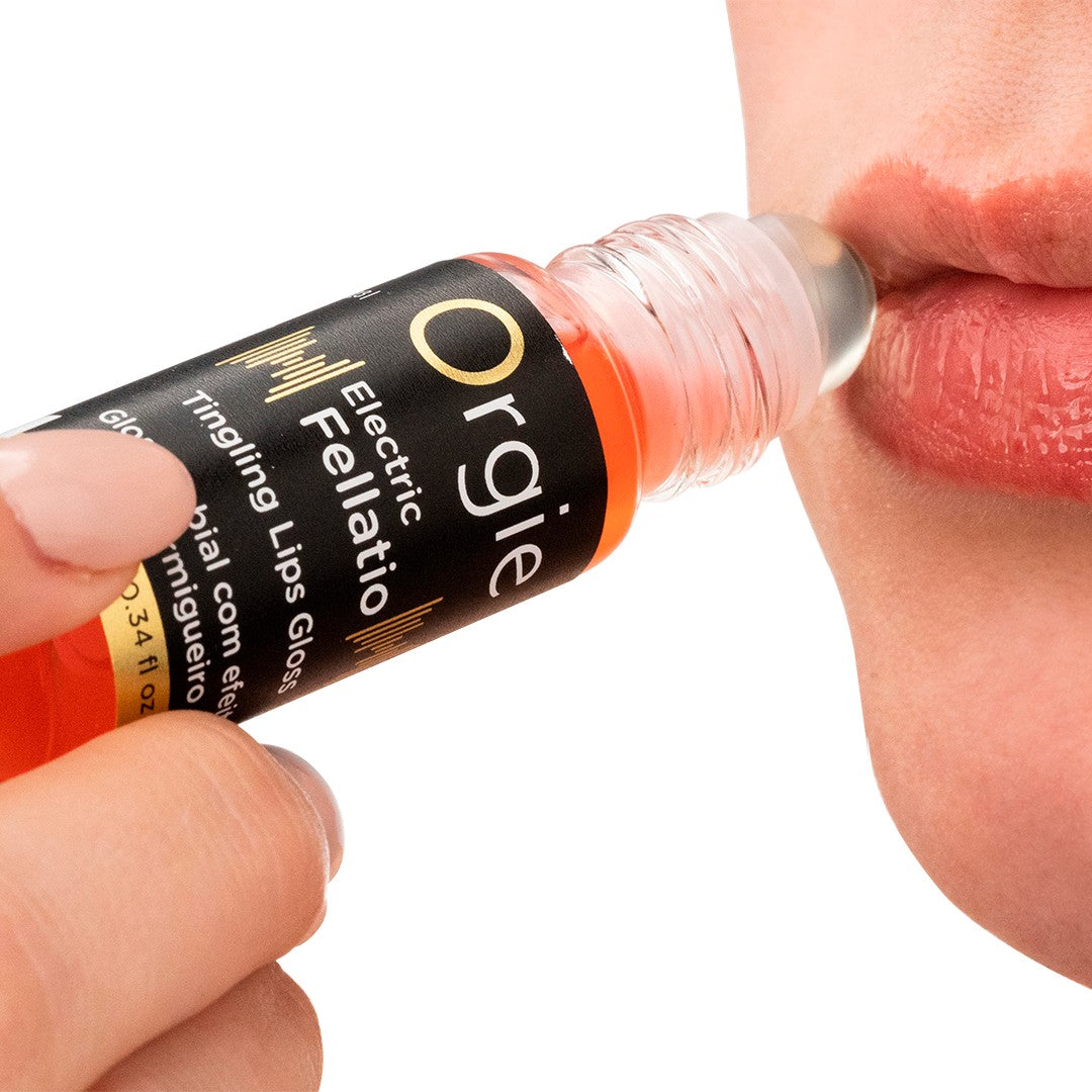 GLOSS COM EFEITO VIBRATÓRIO ELECTRIC FELLATIO 10ML ORGIE