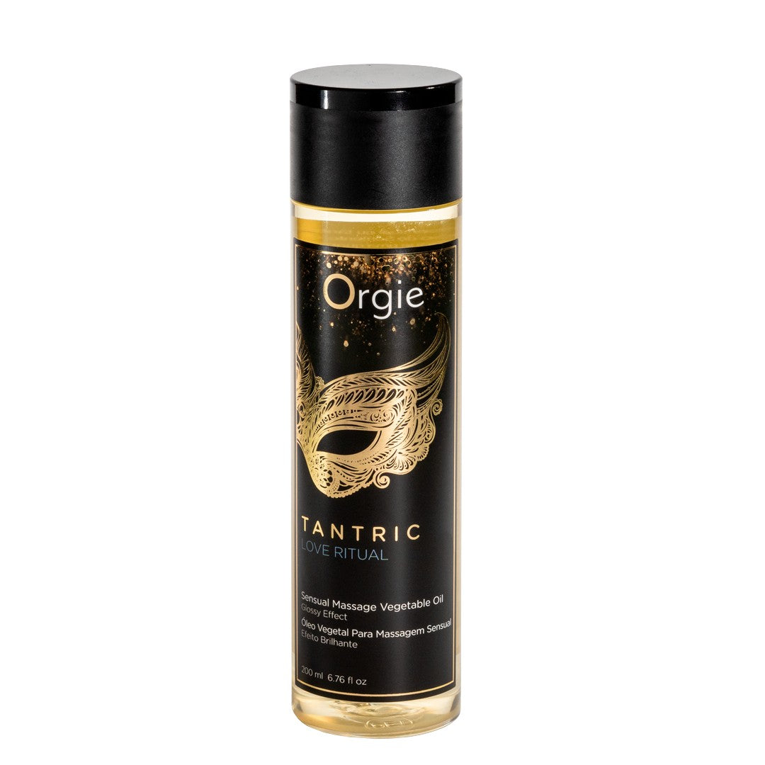 ÓLEO DE MASSAGEM COM EFEITO BRILHANTE TANTRIC LOVE RITUAL 200ML ORGIE