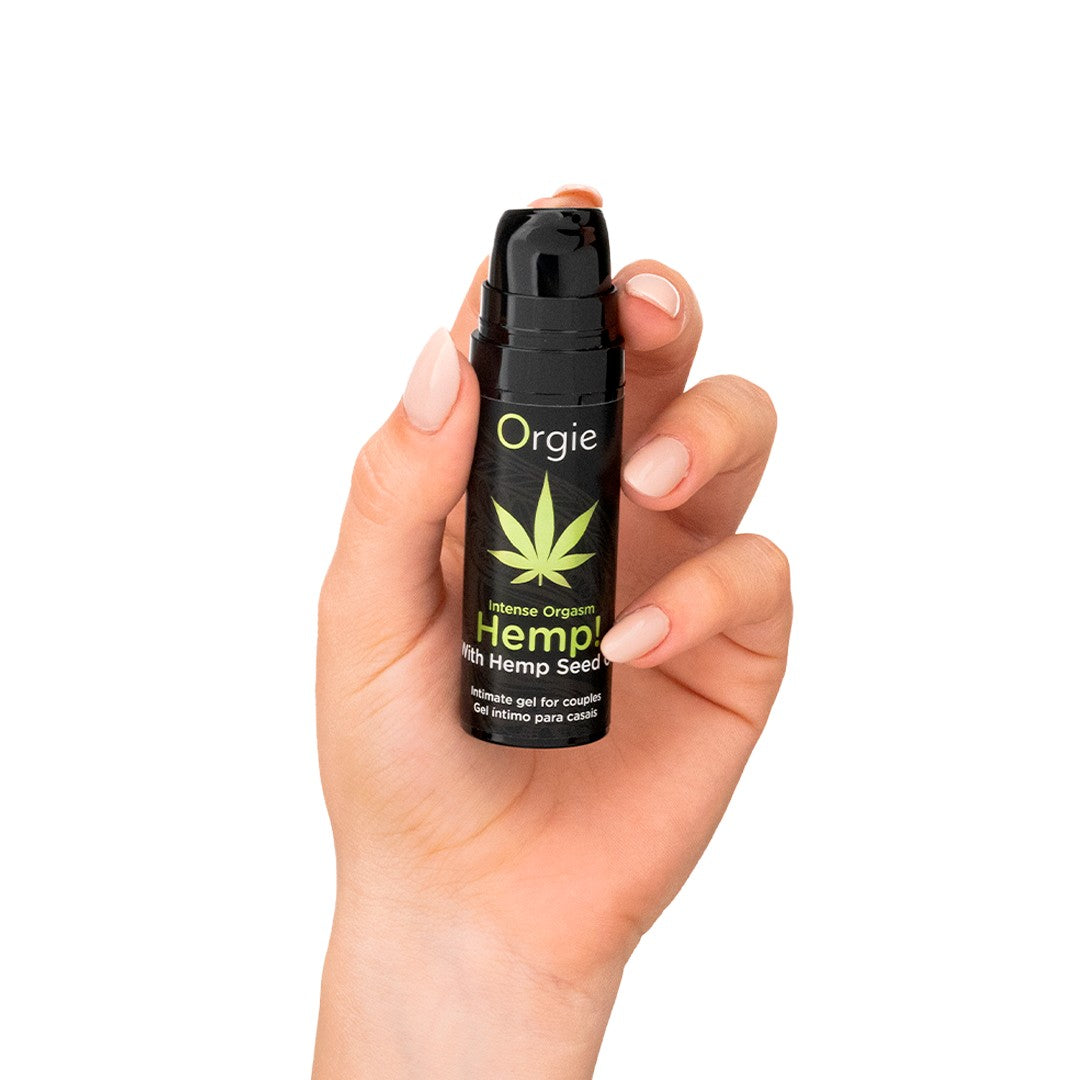 GEL COM VIBRAÇÃO INTENSE ORGASM HEMP 15ML ORGIE