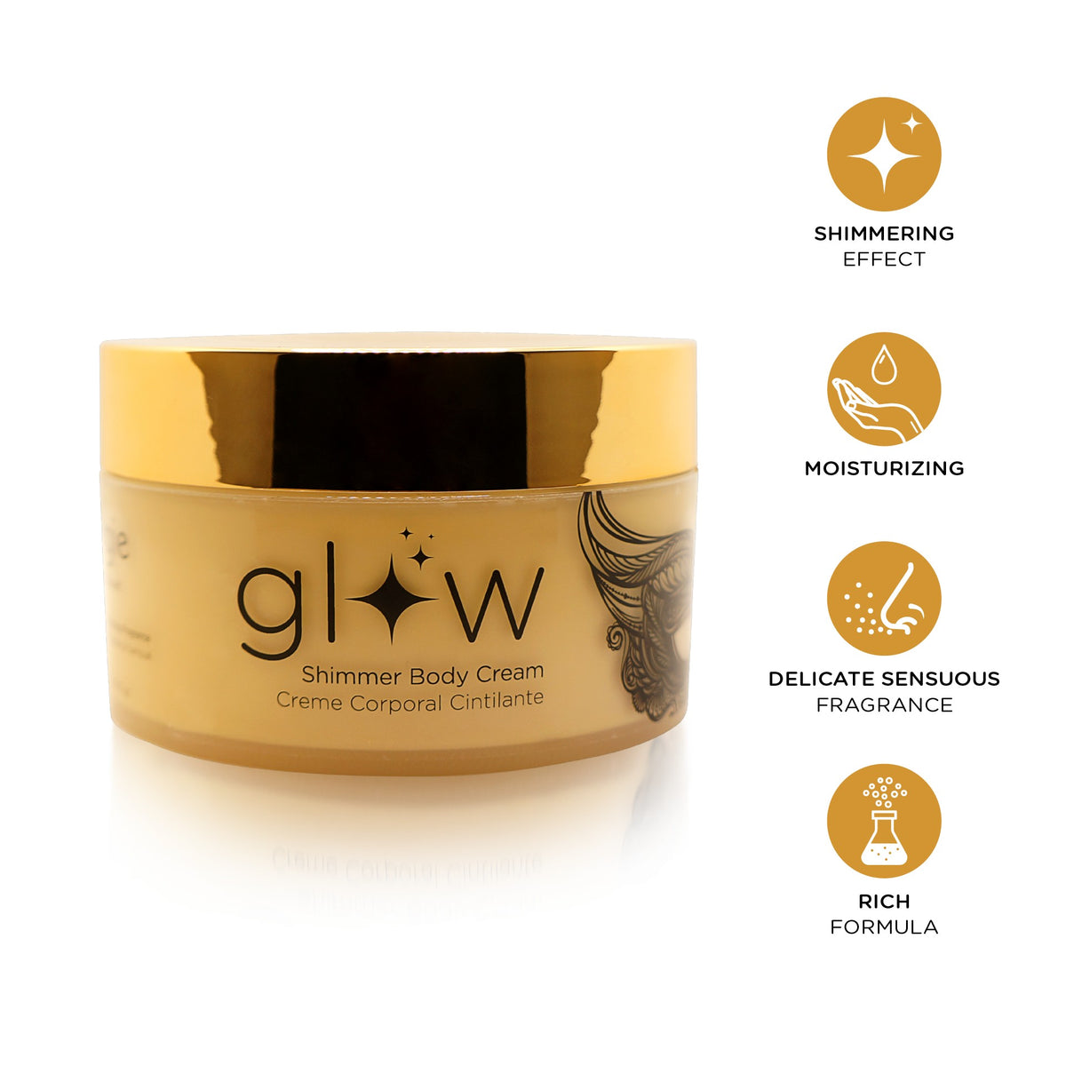 CREME CORPORAL ILUMINADOR GLOW 250ML ORGIE