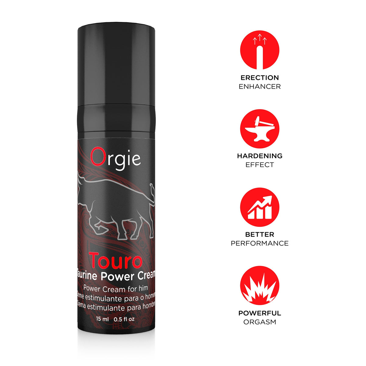 ORGIE TOURO ERECTION CREAM 15ML