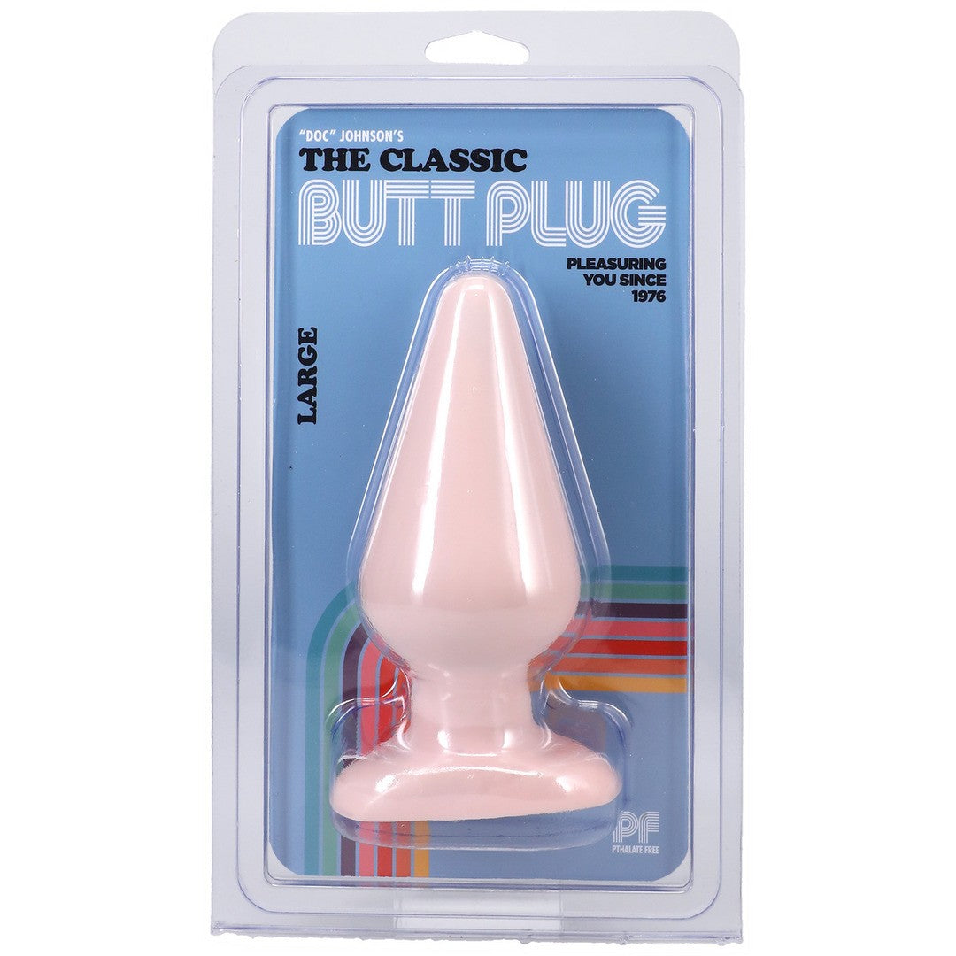 PLUG ANAL DOC JOHNSON CLASSIC BUTT PLUG FLESH LARGE - Lust Sexshop