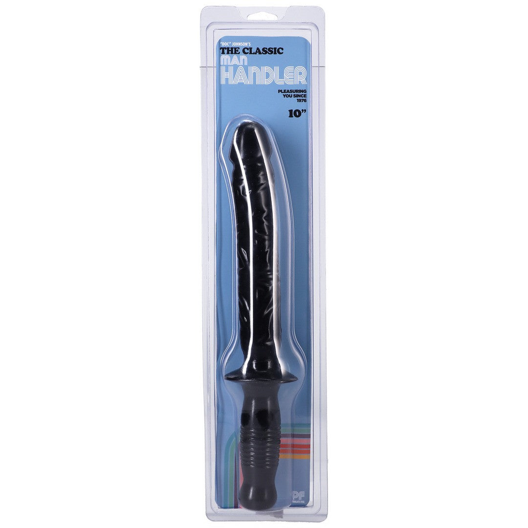 DILDO COM CABO MANHANDLER PRETO - Lust Sexshop