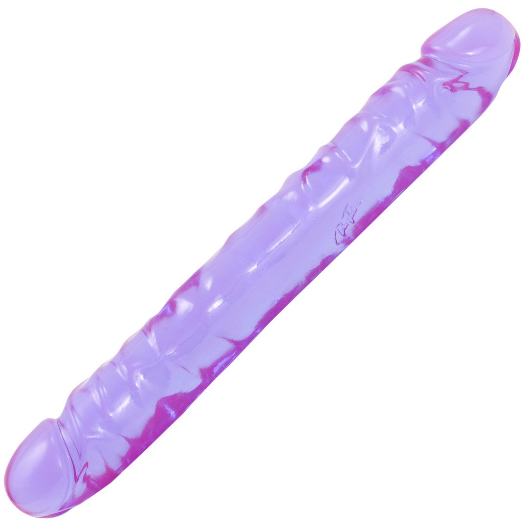 DILDO DUPLO JR. DOUBLE DONG 12'' ROXO - Lust Sexshop