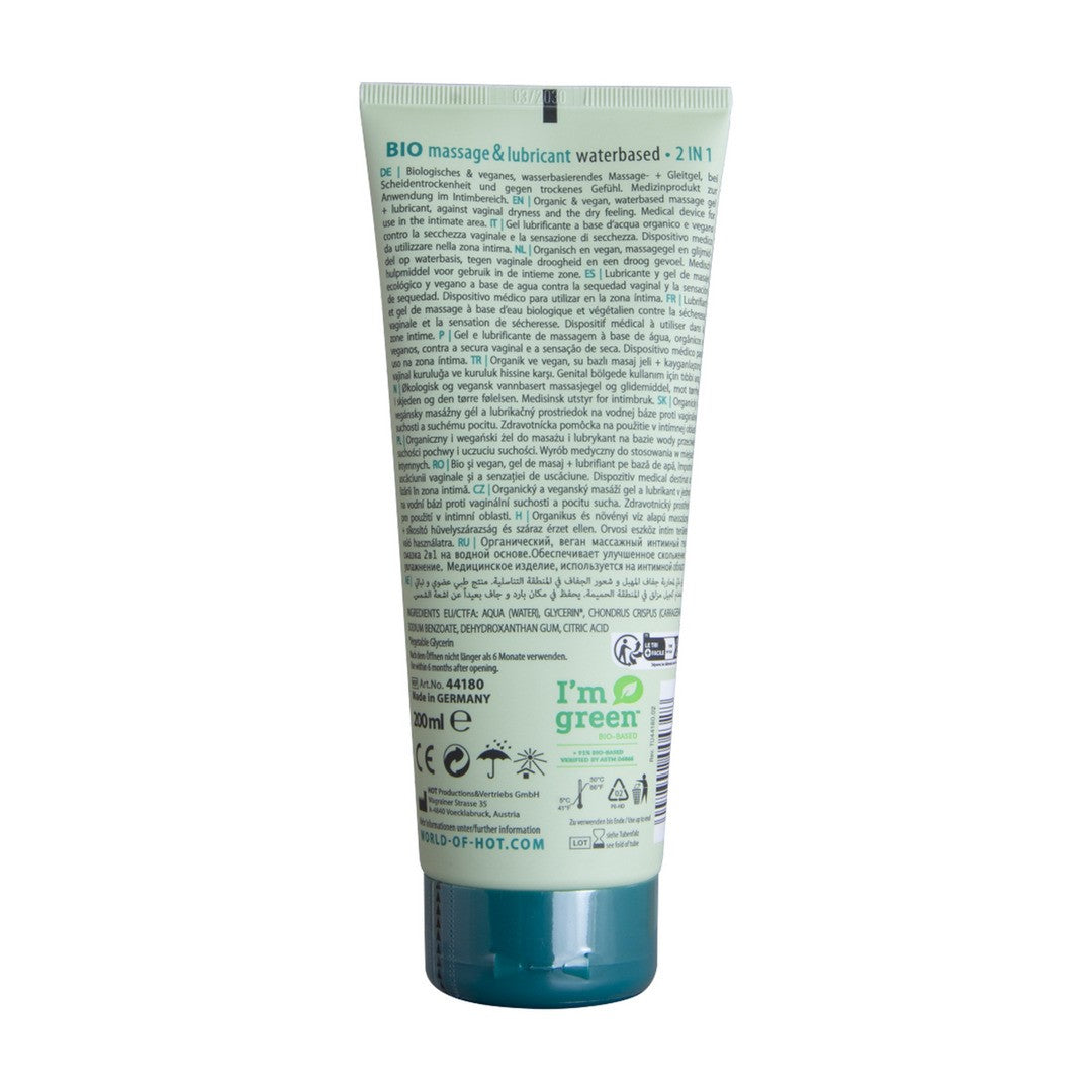 LUBRIFICANTE BIO 2 EM 1 200ML - Lust Sexshop