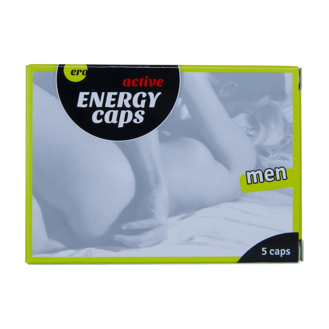 CÁPSULAS ESTIMULANTES ACTIVE ENERGY CAPS ERO PARA HOMEM 5 CÁPSULAS - Lust Sexshop