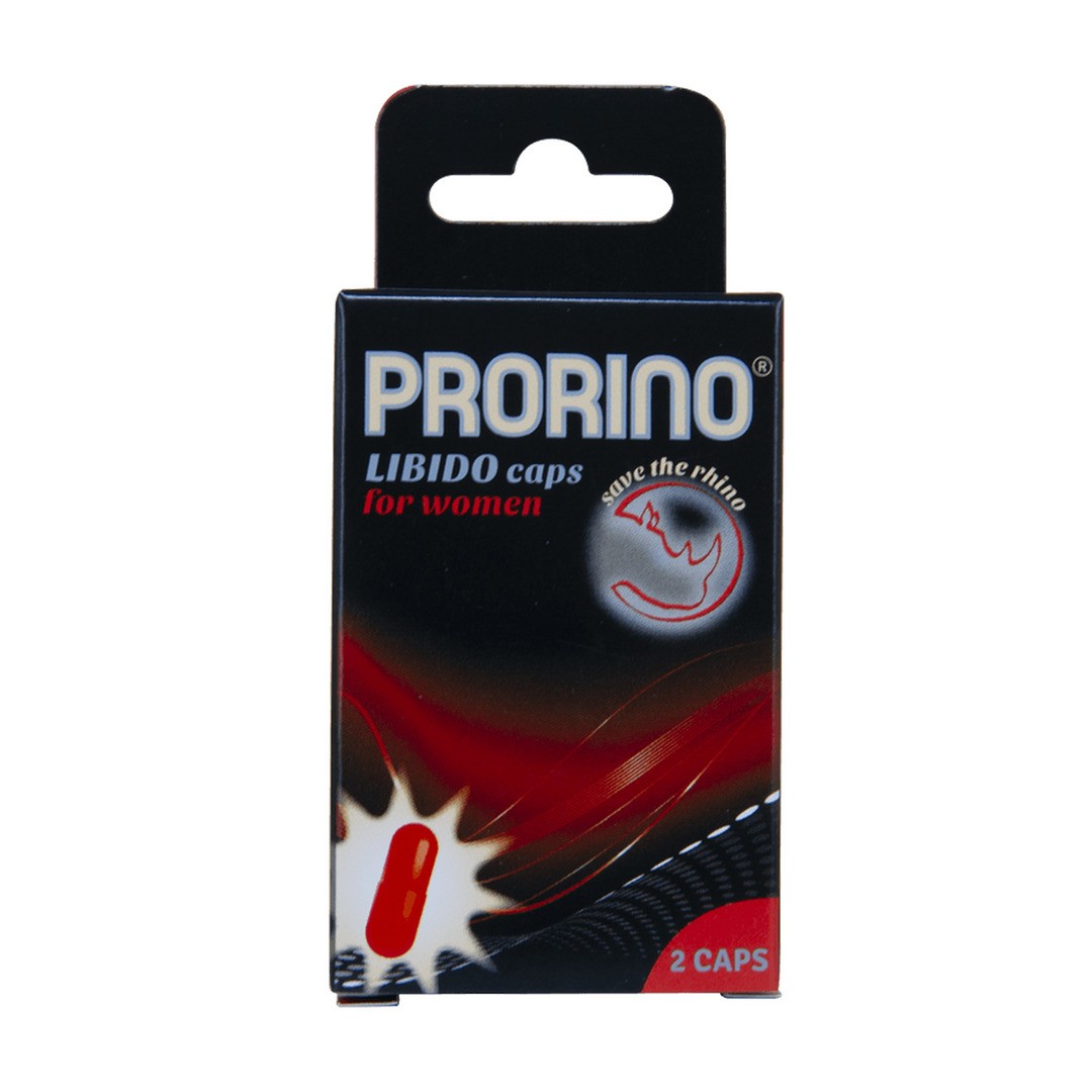 CÁPSULAS ESTIMULANTES PRORINO LIBIDO CAPS PARA MULHER 2 CÁPSULAS - Lust Sexshop