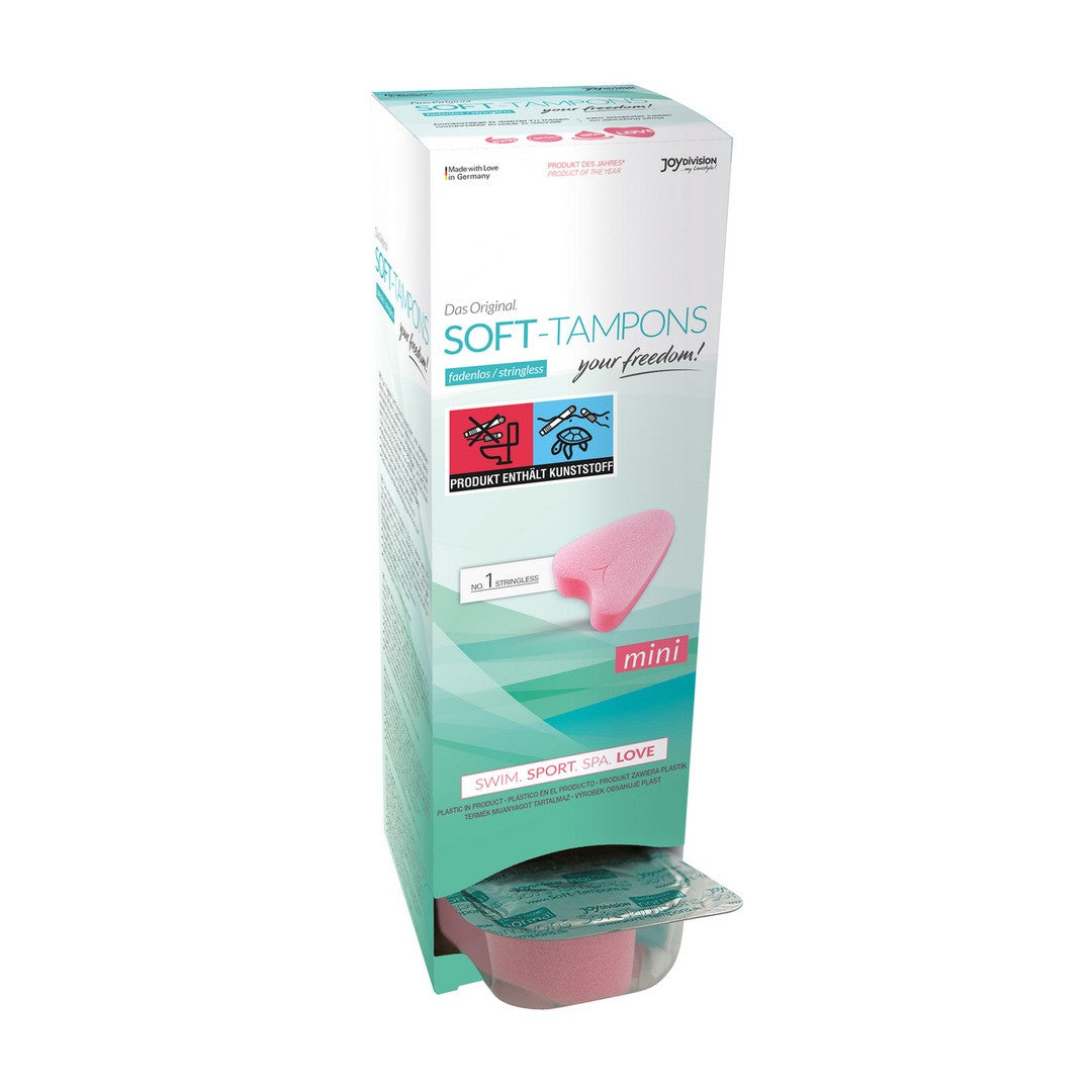CAIXA COM 10 TAMPÕES SOFT-TAMPONS MINI - Lust Sexshop