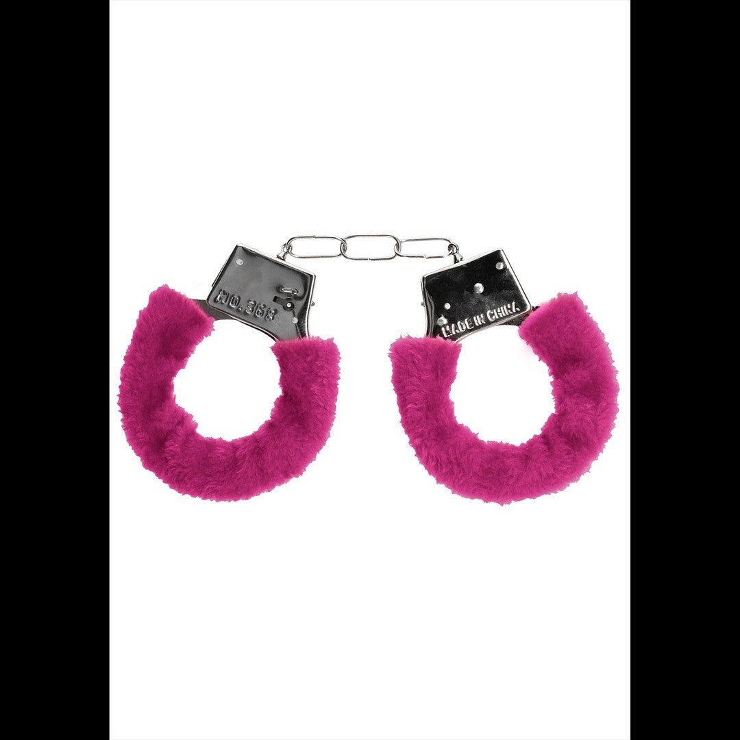 ALGEMAS COM PELUCHE BEGINNER'S FURRY HANDCUFFS ROSA - Lust Sexshop