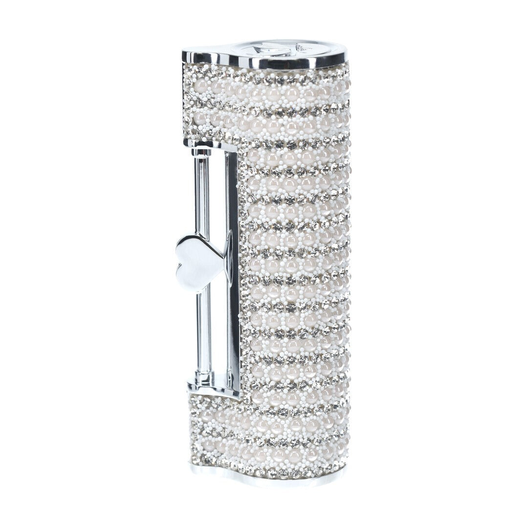 LOVELINE ANGEL LIPSTICK VIBRATOR WITH 4 ATTACHMENTS CLEAR 