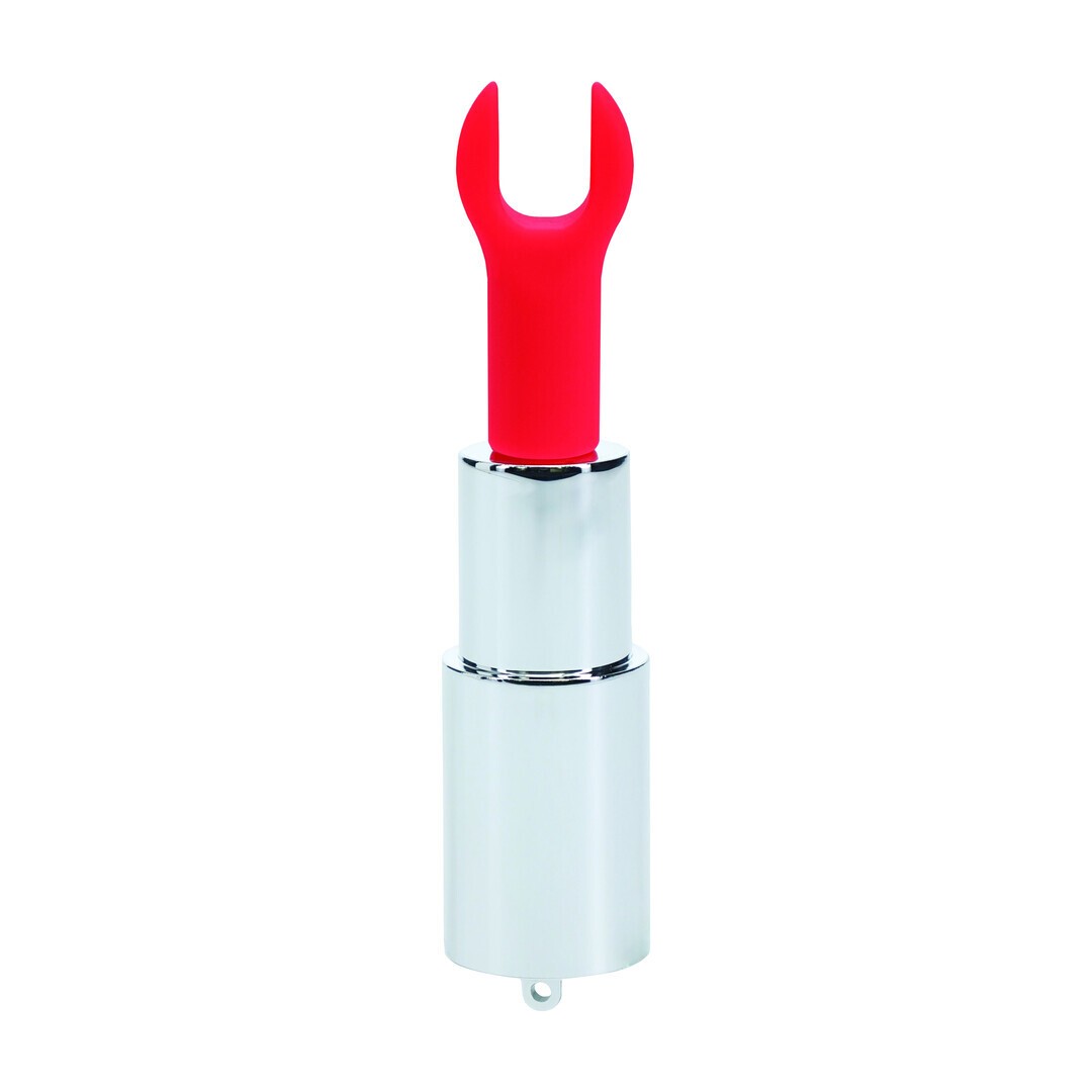 LOVELINE CANDY LIPSTICK VIBRATOR WITH 4 ATTACHMENTS GREEN